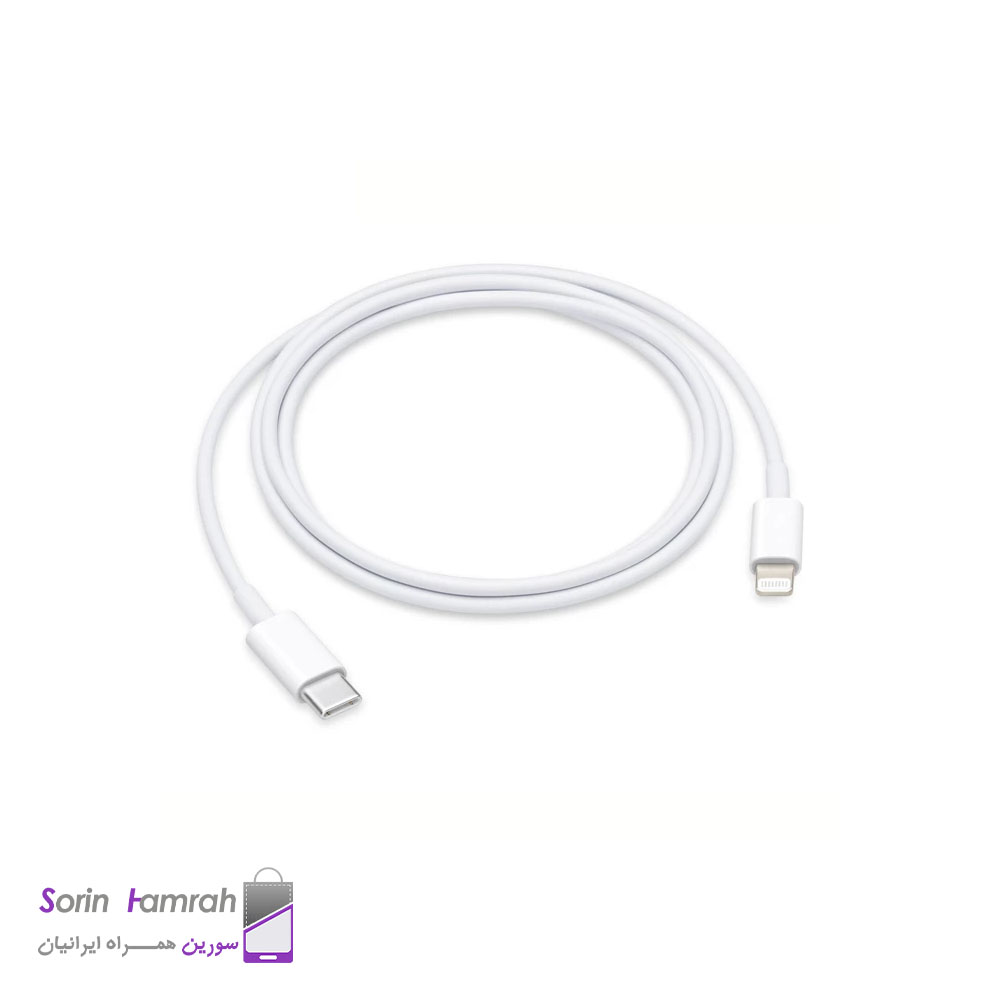 کابل تبدیل USB-C به لایتنینگ اپل طول 1 متر  USB-C to Lightning Cable 1m